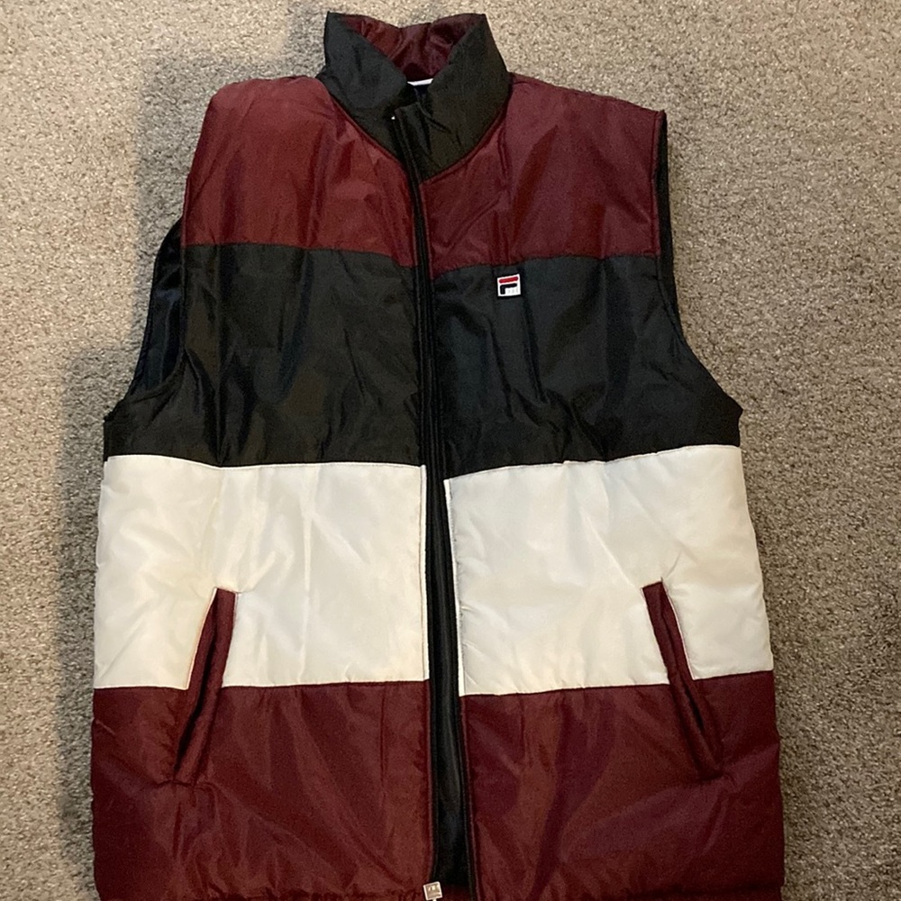 XLT Fila vest zip up - never worn!